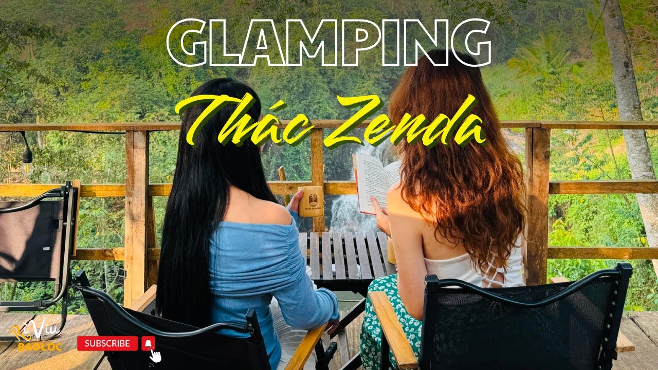 Review tất tần tật Zenda Glamping - Ăn, ngủ, coffee,.. cạnh thác Zenda siêu chill | Rì Viu Bảo Lộc