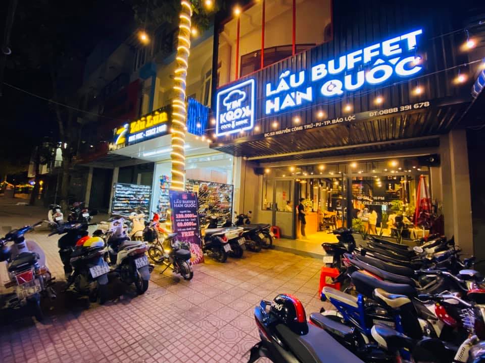 Quán Ăn Ngon Ở Bảo Lộc: Một Bước Ẩm Thực Đặc Sắc Tại 5 Quán Nổi Bật 3 Buffet Bảo Lộc - Quán nướng Kimkook với menu đa dạng