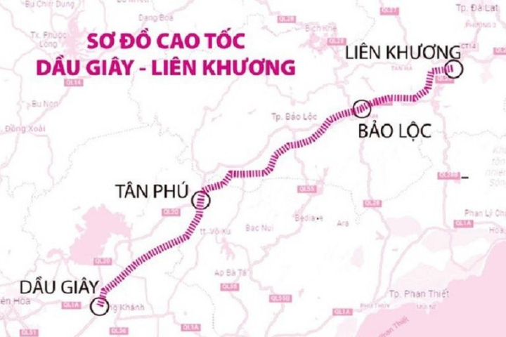 Cao tốc Dầu Giây - Liên Khương: Cơ hội bứt phá cho bất động sản Bảo Lộc 2 cao tốc Dầu Giây Liên Khương