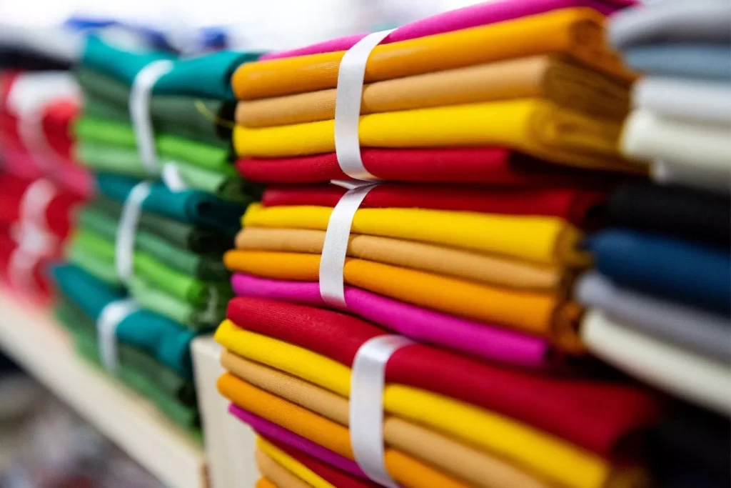 Colourful fat quarters